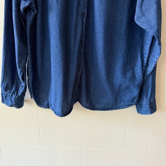 Carroll Reed Embroidered Denim Button-Up Shirt - Picture 8 of 11